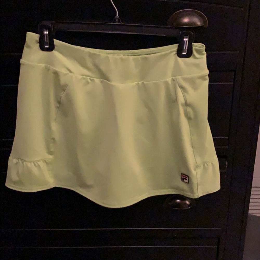 Green Fila tennis skirt